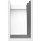 Ekena Millwork Standard Huntington Architectural Grade PVC Rafter Tail, 5"W X 8"H X 42"L RFTP05X08X42HUN - alternate 2